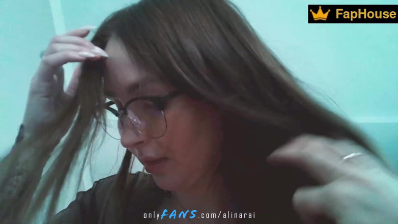 Alina Rai: - I didn't understand, Stepmother, why are you without panties? -...