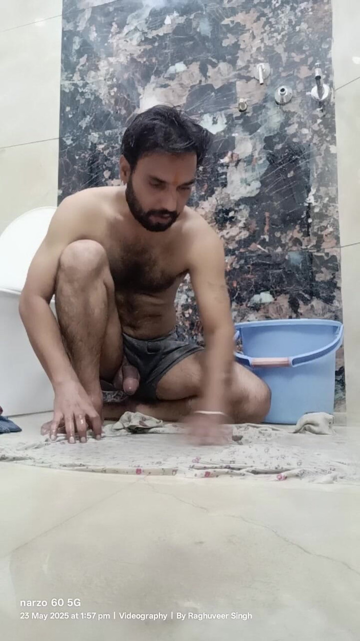 Rajasthani-old-lover: Indyjski pokaz masturbacji gorącego mężczyzny