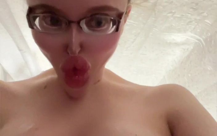 FinDom Goaldigger: Licking Tits in Shower with My Long Tongue