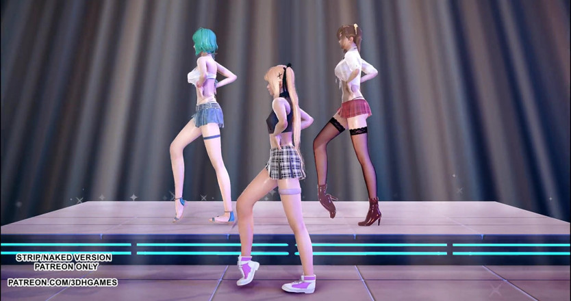3D-Hentai Games: [mmd] conqueror doa Marie Rose Misaki Tamaki hot dance 4k 60fps