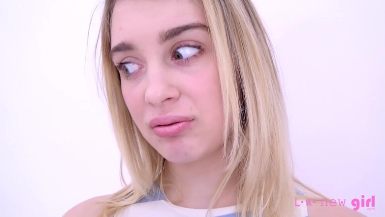 L.A. New Girl: Teen walks out of photoshoot pissed off - Returns to swallow...