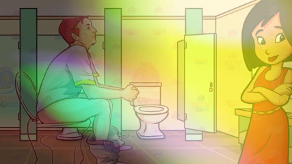 Campsissyboi: Audio Only - Gay Bathroom Dirty Talk, Straight Male Gets Shemale...