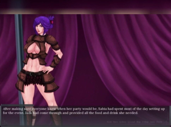 3DXXXTEEN2 Cartoon: Sabia and her sexy dancing. 3D porn cartoon sex