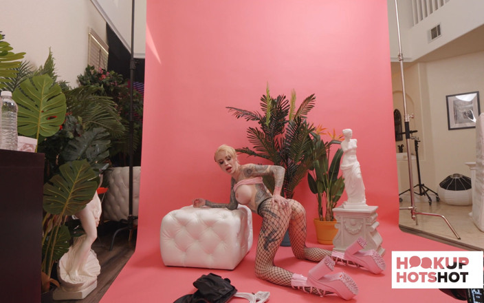 HookUp HotShot-BTS: Bts - Inked Beauty Sasha Beart Prepares for a Flirty Photo...