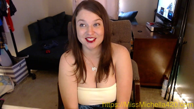 Mistress Michella Marijuana: CFNM Solo Female Sexy Orgasm Masturbation with Mistress Michella