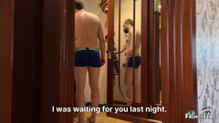 Frintteza: Dia 13, madrasta e enteado compartilham a cama. Enteado gozada interna...