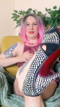 Lady Angela Dangling Red Bottoms and Caling You a Good Boy