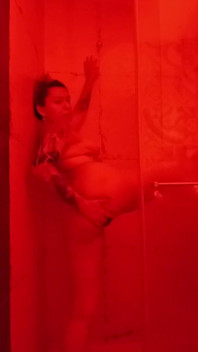 섹시한 벌거벗은 쇼 레드 하드코어