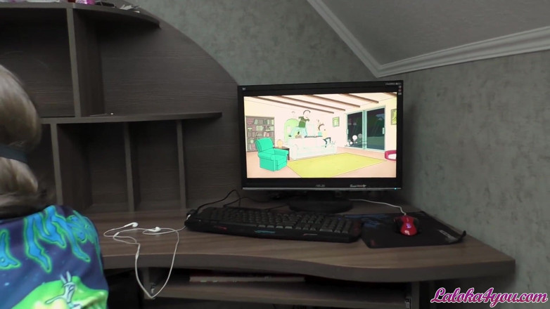 Laloka4you: Přítel byl vyrušen od Ricka a Mortyho pro vášnivé šukání