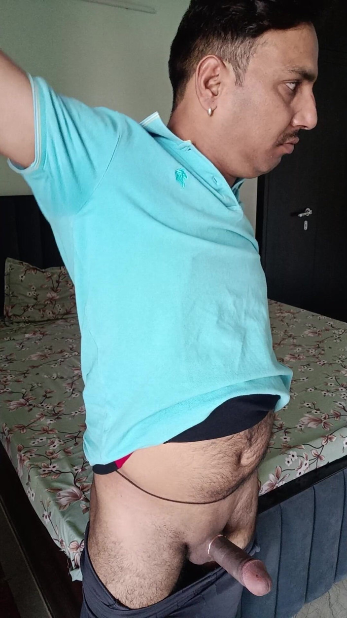 Rajasthani-old-lover: Indische Desi-man seks en show doucheschoen en masturbatie