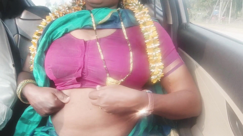Telugu honey lips: Padrasto, no direito, sexo no carro, telugu dirty talks, parte -1