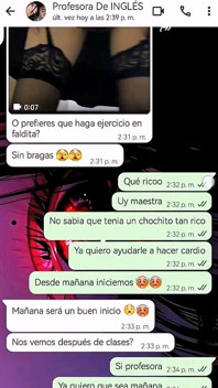 Hot Chat with My Teacher to Pass Her Course - Nati Sweet - Natasha Caseros