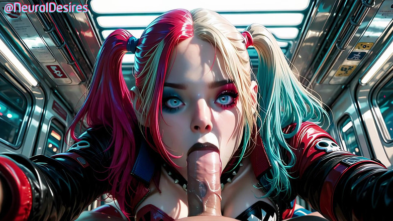 NeuralDesires: Harley Quinn'in yaramaz küçük suç çılgınlığı
