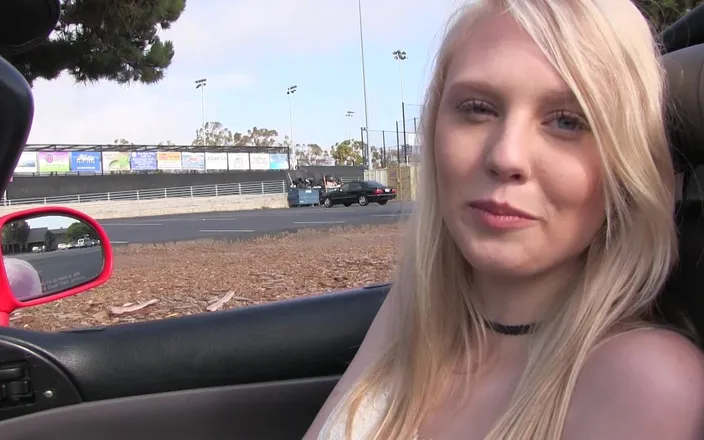 Pervy Studio: Lily Rader Keeps a Nice Tuft of Blonde Hair on...