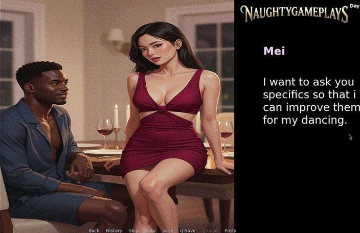Naughty gameplays: Wife's Dare (parte 03) por Hot_scorpion - marido compartilha sua esposa - jogo 3D