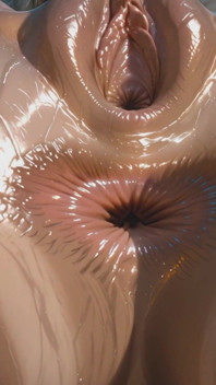 Vulva di hutan malam hari