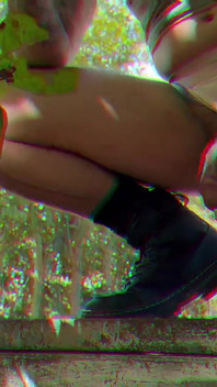 Lets Go for a Hike Outdoor and Public Dildo Session