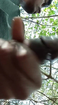 Teen Indian Guy Handjob in Outside Till Cum Shot