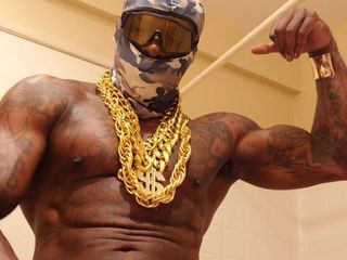 Hallelujah Johnson: 대물 자지 커밍을 하는 Eddie Ray Ruth.S Marine