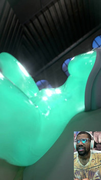 Bald Pussy Slime Girl Gets Fucked and Creampied