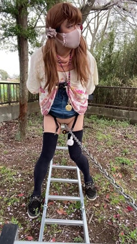 No. 167 Tack's Pussy Chain Crossing: Being Myself on the Ladder