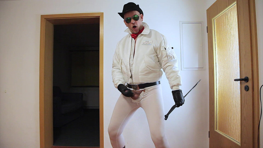 White Lycra Cowboy 1 (cumshots) (GERMANE_XL)
