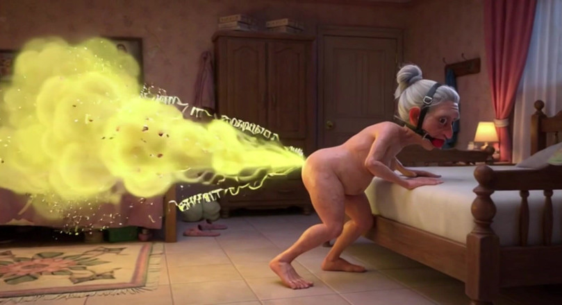 YOUR BEST FANTASY: Granny Farting Heavily in Bedroom - Long &amp; Stinky Farts
