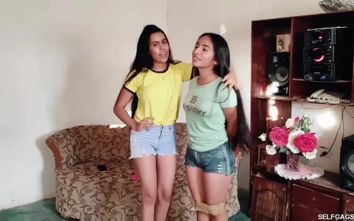 Selfgags Latina Bondage: I'm Gonna Need the House for a Party!