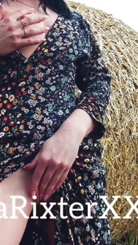 My masturbator in the field ElsaRixterXXX
