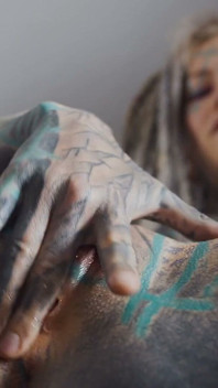 Big Squirt From Tattoo Girl in High Heels - Hard Anal Strech - ATM, Big Dildos, Gape, Prolapse Play