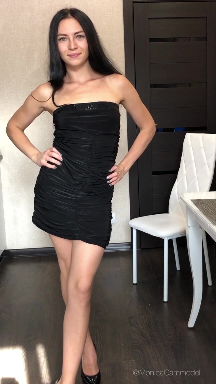 Princess Monica: Modeling Clip in 9 Different Dresses