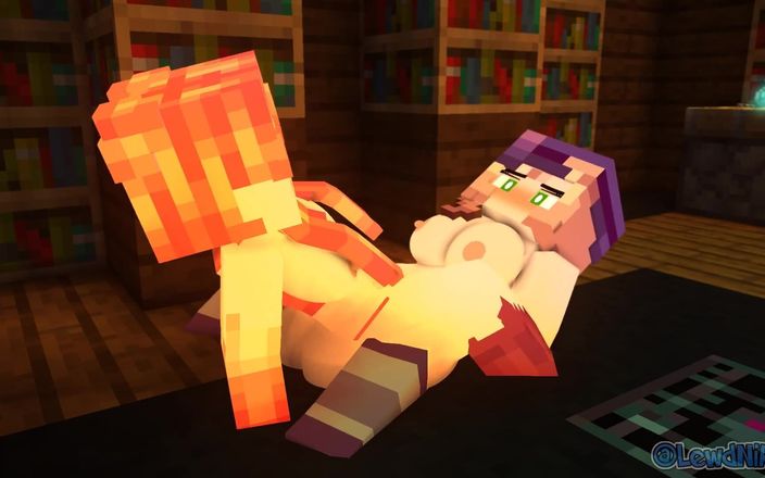 VideoGamesR34: Rock Paper Foarfecă! Minecraft - animație porno lesbiană