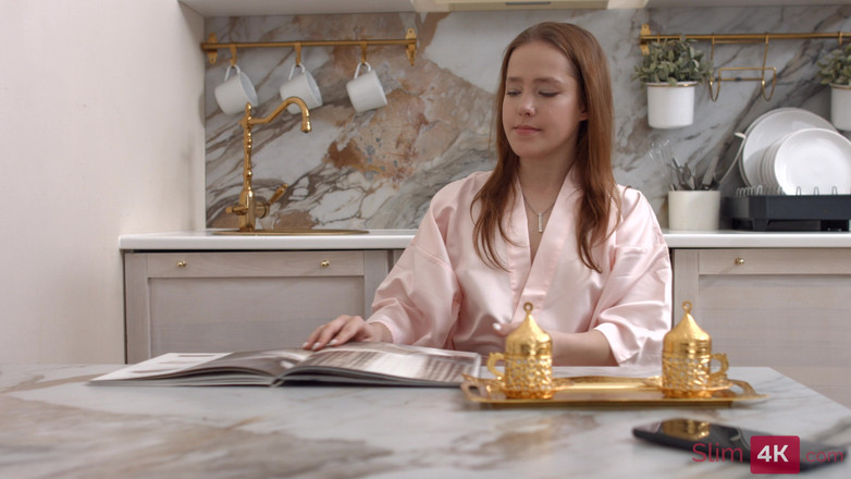 Slim4K: Nicole Murkovski - 4K - Morning Anal DP After Breakfast