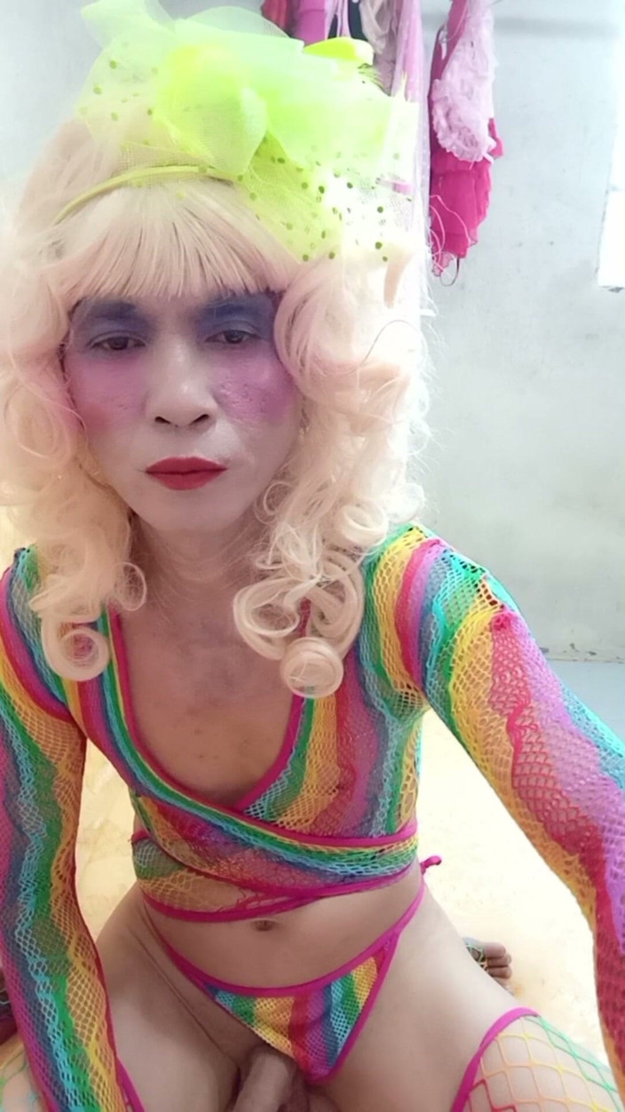 nguyen dang thien tri: Oanh Le Transgender nosí sexy oblečení porno selfie na vrchol