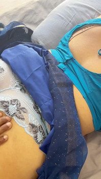 My Saree Was Lifted up - Big Ass Is Massage - Hottest Ass Tease of Indian MILF
