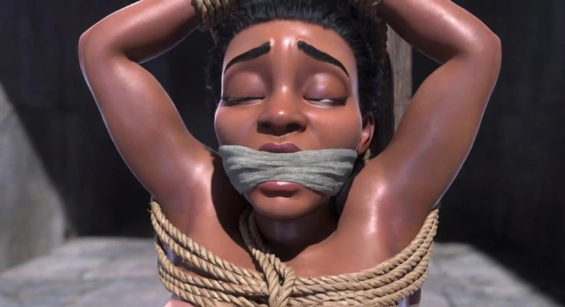 Anime Hentai: Pregnant African Slave in Bondage - Desperate for More Cum &amp; Breeding