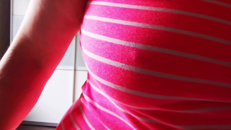 Bouncy Tits Action: Blowjob while titslapping