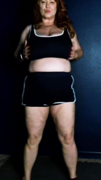 Sexy BBW Sam38g Shaking Assets in Gym Wear