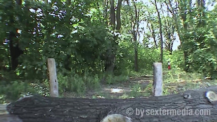 Sextermedia by Pete: Parking Lot Sex Teengirl Gives a Blowjob