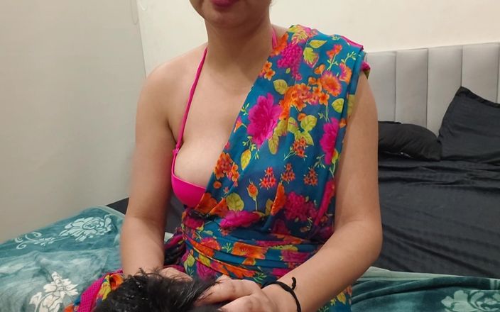 Hornycouple149: 継母は「マッサージ」という言葉と「セックス」という言葉を混同しました。継息子はヒンディー語のオーディオでうれしい驚きを感じました