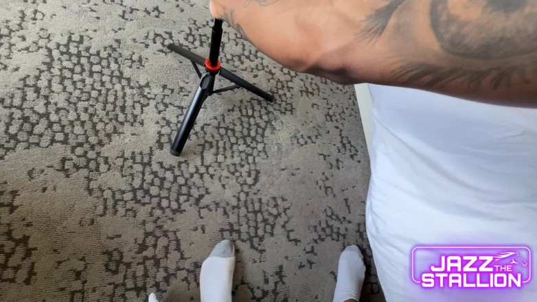 Jazz The Stallion: Round 2 with Damion Dayski Earning 2 Cumshots