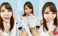 Japan Fetish Fusion: Sensuale pov: l'intimo gioco con le dita di una mizutani