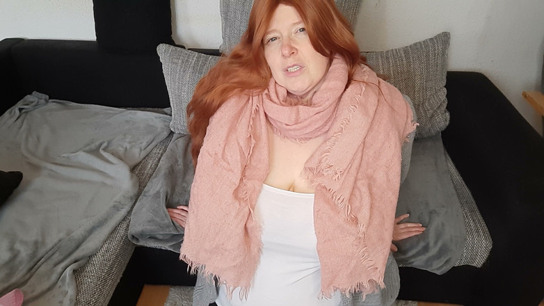 Curly_Dreams: Curly_dreams Does Your Cum Help Against a Sore Throat?