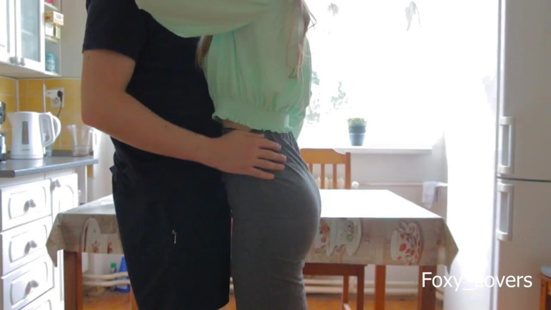 Foxy_Lovers: I Fuck My College Roommate Hard on Kitchen Table and...