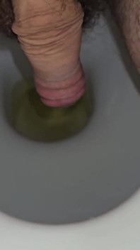 Peeing After Cumming - Massive Cumshot... Then I Pee