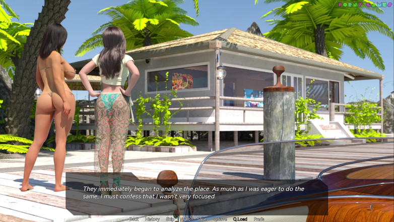 Porny Games: Tk8000 tarafından balayı adası - azgın üvey kız kardeşinle tropikal alanda yalnız 1