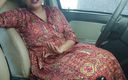 Saara Bhabhi: Desi Girl Saara Talking Dirty in a Car Naked
