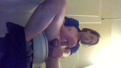 Sitting on My Toilet: Frothy Cumshots, Cum-eating and Cum-play thumbnail