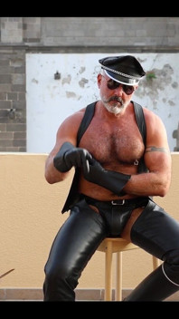 Mike in Leather