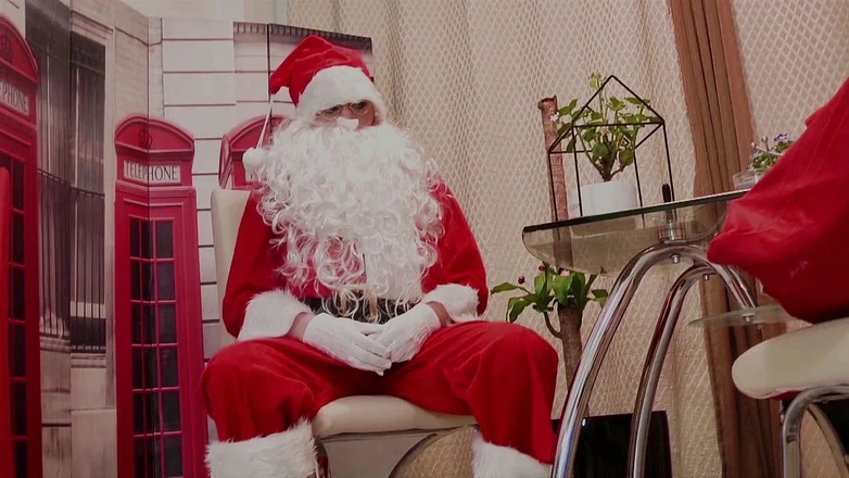 Goddess Celine: Nursing home with Santa Claus